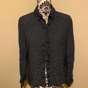 George Womans Long Sleeve Blouse Size Large but runs smaller